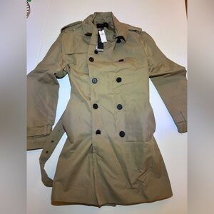 SOLD Banana Republic Men's Khaki Double-Breasted Trench Coat
